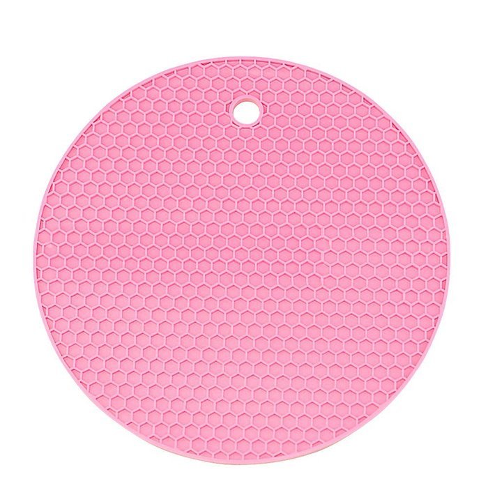 Kaimao Silicone Round Coasters Heat Resistant and Non-slip for Trivets, Potholders, Table Mats 18cm*18cm/7.09"... N3