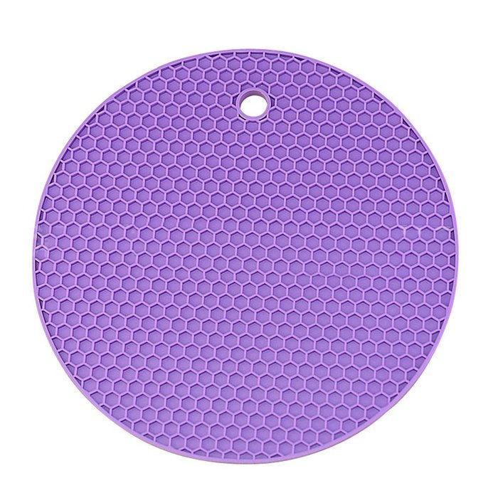 Kaimao Silicone Round Coasters Heat Resistant and Non-slip for Trivets, Potholders, Table Mats 18cm*18cm/7.09"... N7