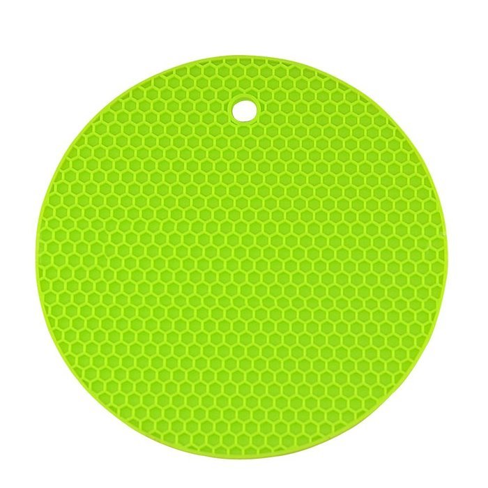Kaimao Silicone Round Coasters Heat Resistant and Non-slip for Trivets, Potholders, Table Mats 18cm*18cm/7.09"... N8