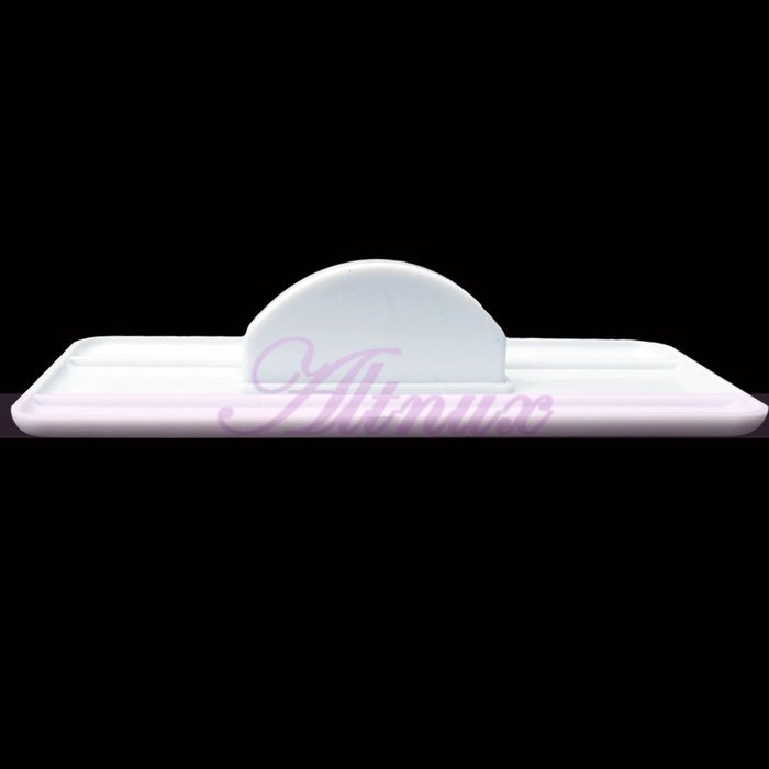 Generic Rectangular Fondant Cake Pie Icing Polisher Surface Smoother Decorating Tool(White) N3