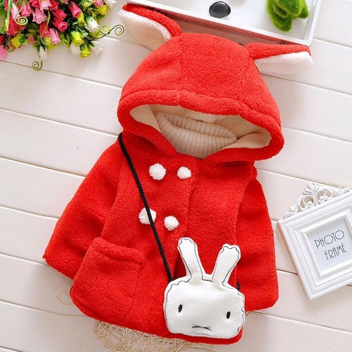 Jackets ,BeautyVan Baby Infant Girls Fur Winter Warm Hooded Coat Cloak Jacket Thick Warm Clothes (18M, Pink) N16