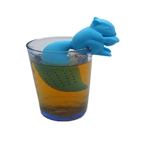 Amazing Odyssey Squirrel Tea Infuser Tea Silicon (Light Blue) N5