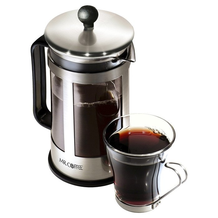 Mr. Coffee 3 Piece Piezas 1.2 Quart Coffee Press