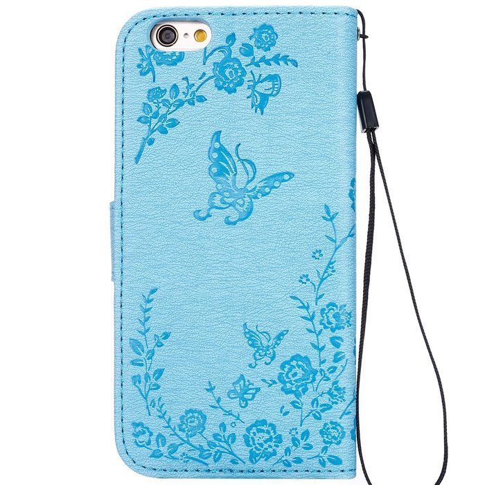 iPhone 7 Case,iPhone 7 Wallet Case,Phezen Serect Garden Series Butterfly Flower Bling Diamod Inlaid PU Leather... N25