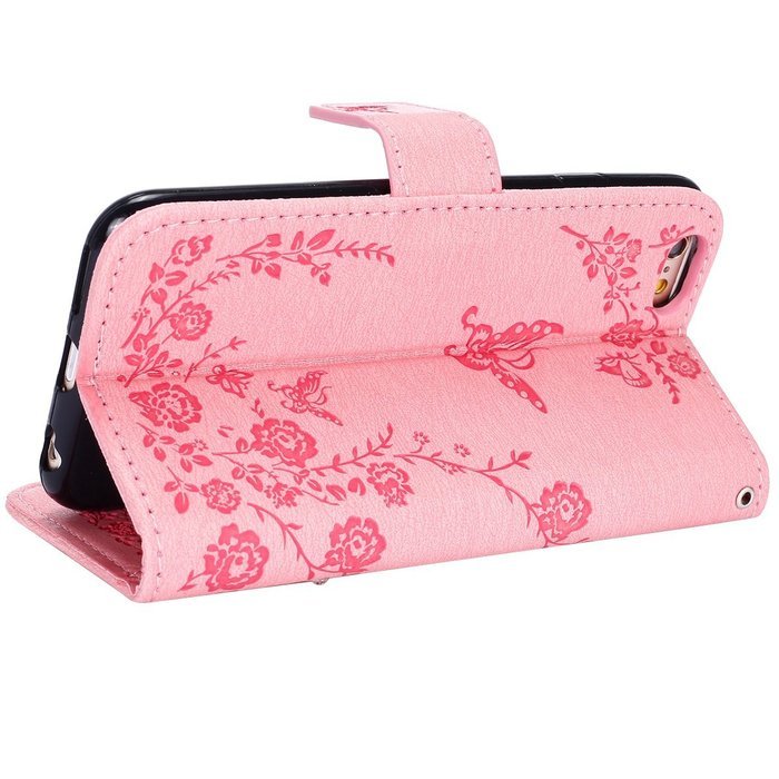 iPhone 7 Case,iPhone 7 Wallet Case,Phezen Serect Garden Series Butterfly Flower Bling Diamod Inlaid PU Leather... N36