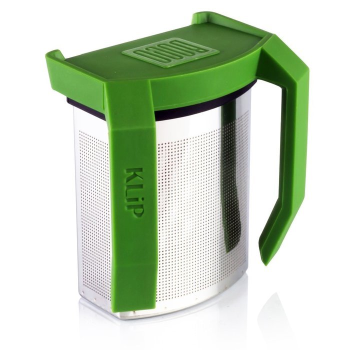 Boco Clip On Tea Infuser Brewer For Office w/ Drip Catcher. Sip While Brewing Too! (KLiP - Sky Blue) N10