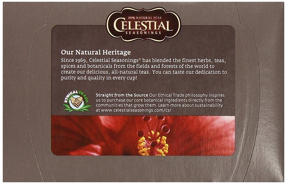 Celestial Seasonings Lemon Zinger Herbal Tea, K-Cup Portion Pack for Keurig K-Cup Brewers, 24-Count N75