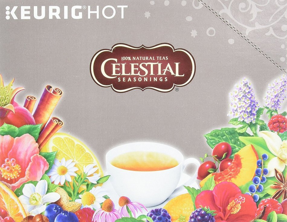 Celestial Seasonings Lemon Zinger Herbal Tea, K-Cup Portion Pack for Keurig K-Cup Brewers, 24-Count N80