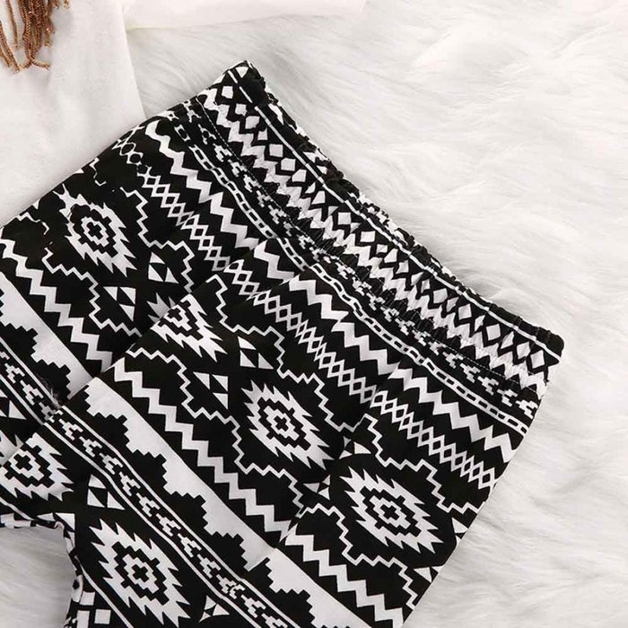 Clothes Set ,BeautyVan 3pcs Newborn Infant Baby Girls Tassels Romper+Pants+Headband Legging Outfits Set (12M,... N2