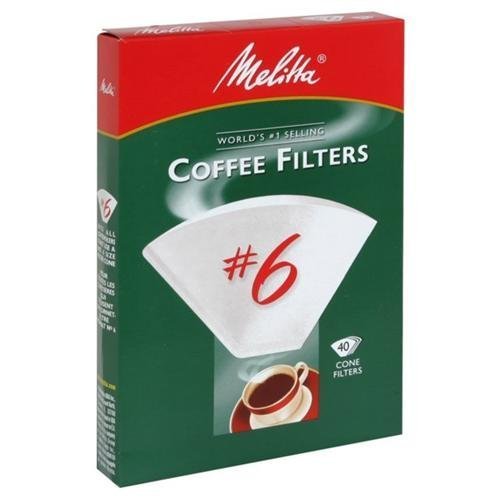 40CT #6 WHT Cone Filter N3