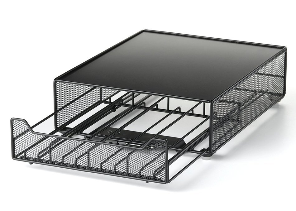 Coffee Pack Rolling Single Drawer, Holds 36 Keurig VUE Packs N4
