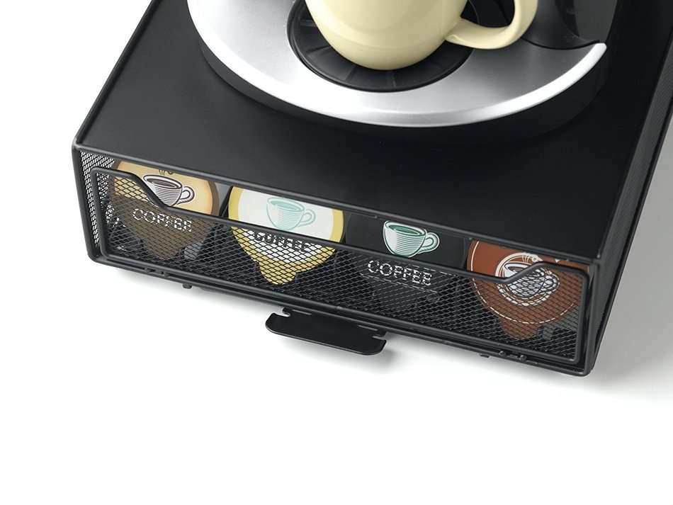 Coffee Pack Rolling Single Drawer, Holds 36 Keurig VUE Packs N5