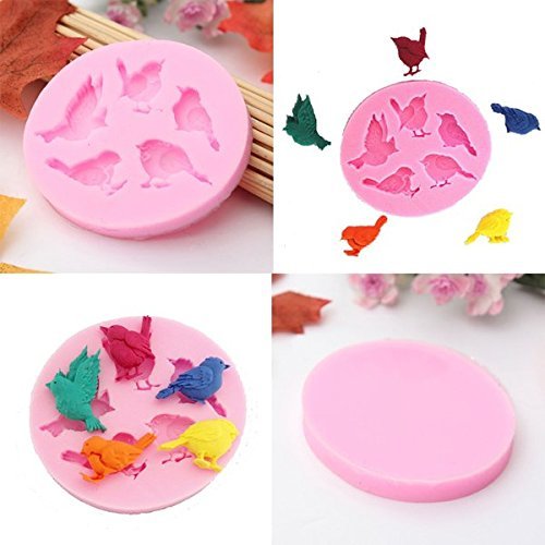 Bluelover Bird Silicone Fondant Cake Mold Chocolate Mold Kitchen Baking Tools N6