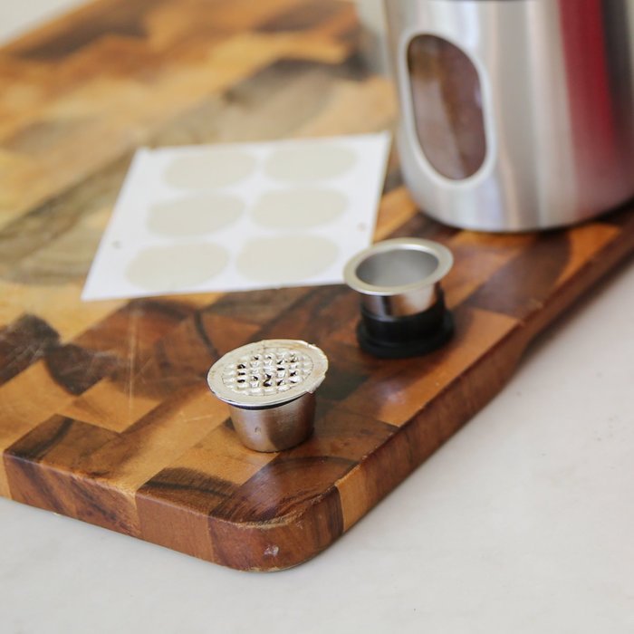 Sealpod Espresso Lids for Nespresso Reusable Capsules - Foil Seals: Fill Your Own Capsules with Our Sticker Lids... N5