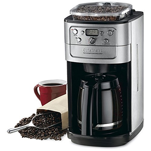 Cuisinart DGB-700BC Grind-and-Brew 12-Cup Automatic Coffeemaker, Brushed Chrome/Black