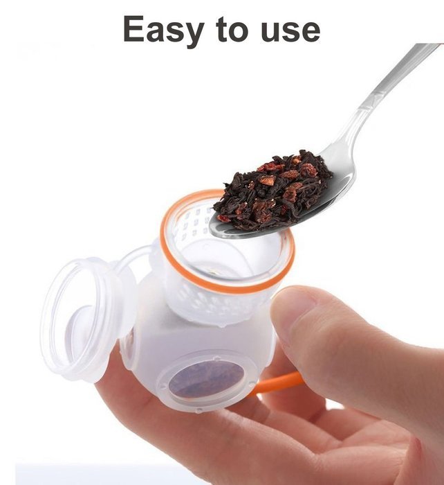 Sino Banyan Tea Infuser Strainer,Set of 2,without Scalding Fingers,Swan N5