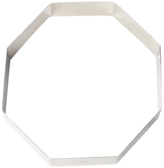 Fat Daddio's Stainless Steel Octagon Cake and Pastry Ring, 8 Inch x 2 Inch N3
