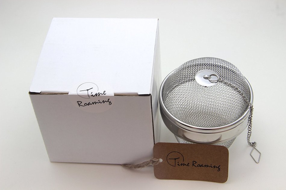 Time Roaming 3.5"D stainless steel mesh tea ball infuser N5
