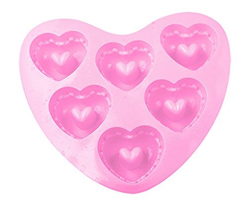 Zenker 43535 "Candy" For 6 Cupcakes Baking Mould, Pink N3
