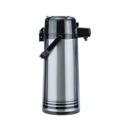 Update International (PSVL-30-BK/SF) 3.0 L Stainless Steel Push-Button Air Pot N2