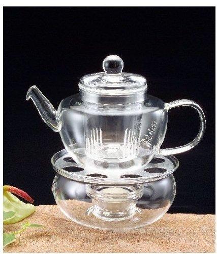 Yama Glass Warmer with Grid (5" in diameter) N3