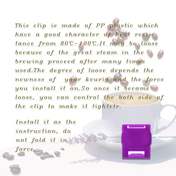 Skylety Freedom Clip for Keurig 2.0 Brewers, Fits All K-cup (2 Pack)