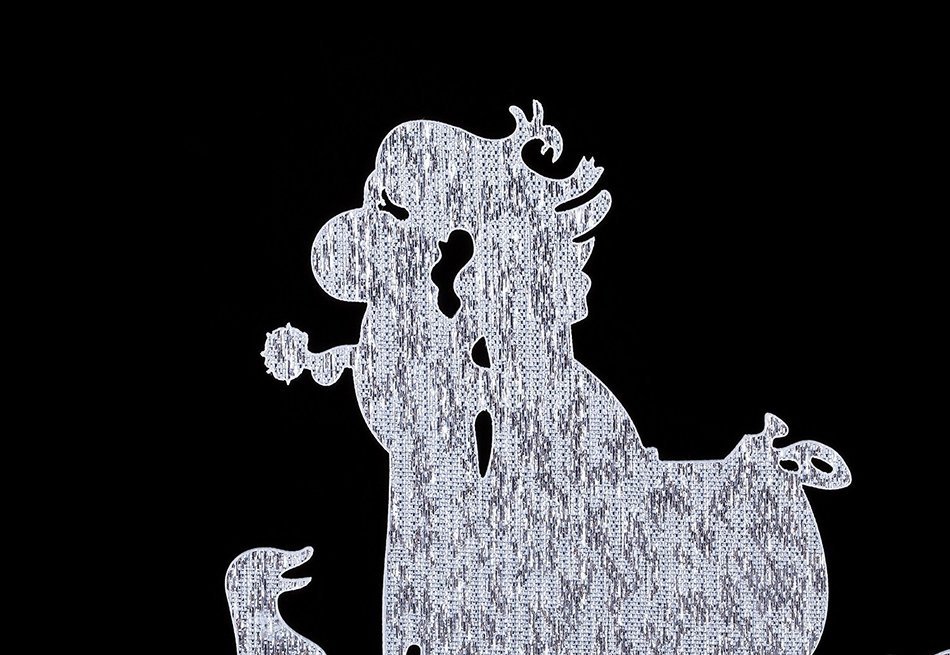 LOVENJOY with Gift Box Love Her Love Her Dog Silhouette Acrylic Wedding Engagement Cake Decoration Topper Black... N18