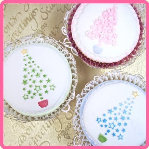Christmas Tree Cup Cake Mold N7