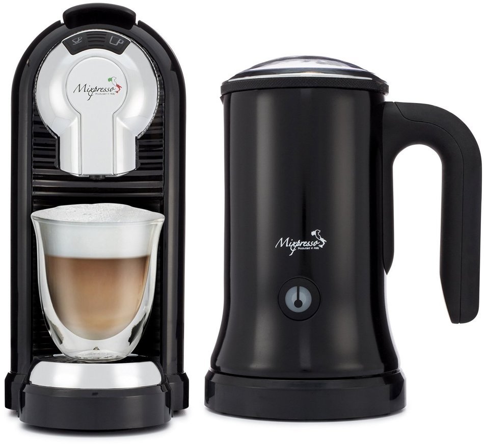 Latte Machine - Nespresso Compatible Capsules - By Mixpresso (White) N3