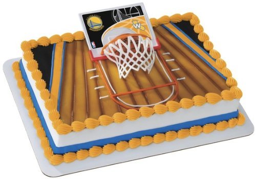 NBA Slam Dunk Golden State Warriors Decoset ~ Cake Topper