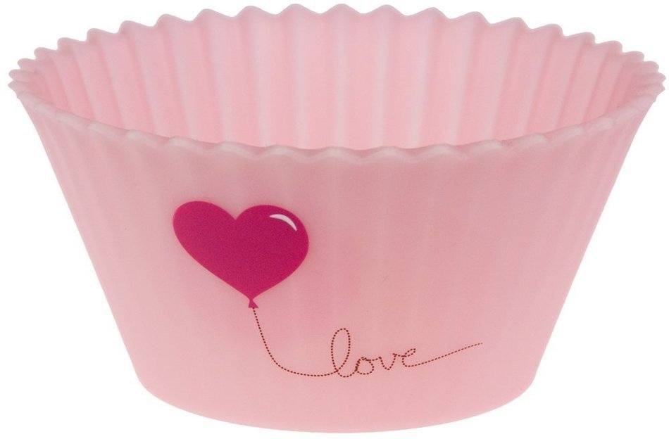 Tovolo Spatulart Cupcake Molds - Hearts N8