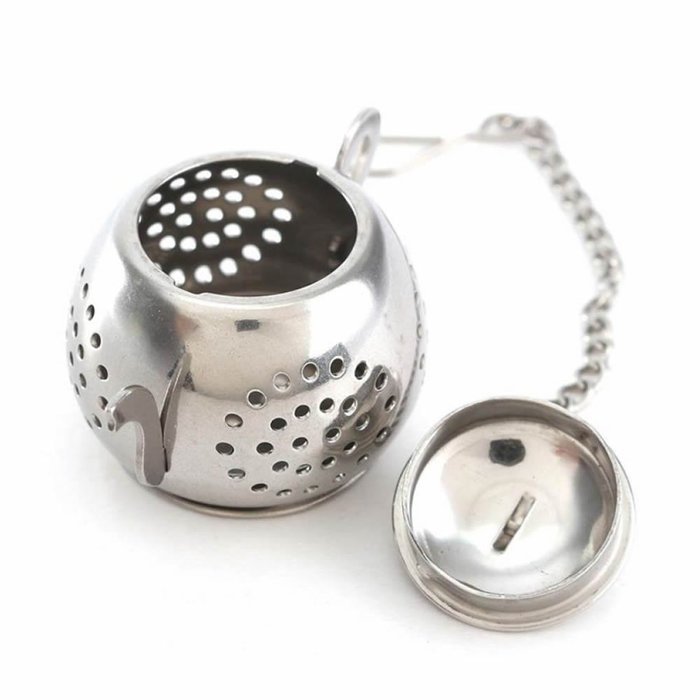 GOOTRADES Teapot Shape Stainless Steel Leaf Tea Infuser Filter Strainer Ball Spoon N2