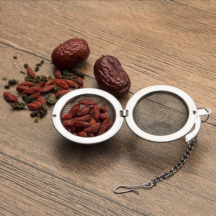 Loving Gift Tea Strainer Infuser Filters Stainless Steel Locking Spice Mesh Herbal Interval Diffuser Ball Cooking... N7