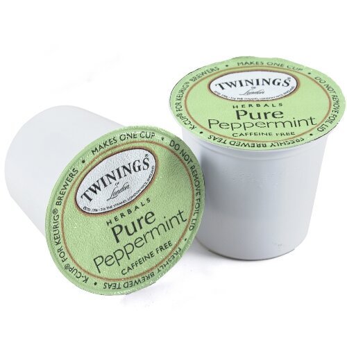 Twinings Pure Peppermint Tea Keurig K-Cups,12 Count (Pack Of 6)
