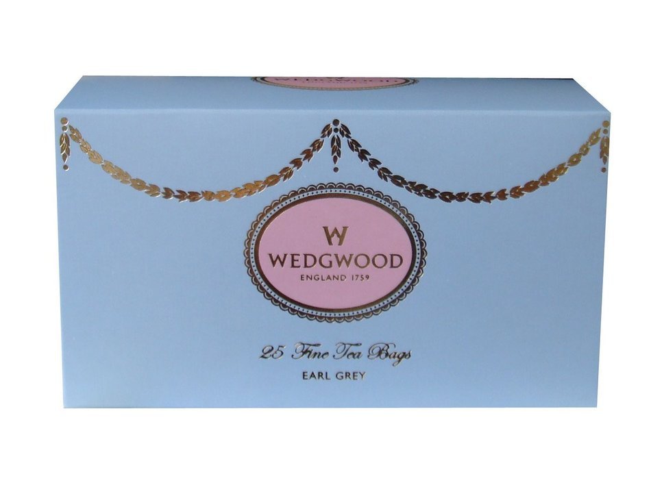 Wedgwood Everyday Luxury Earl Grey Teabags (Box of 25), Blue