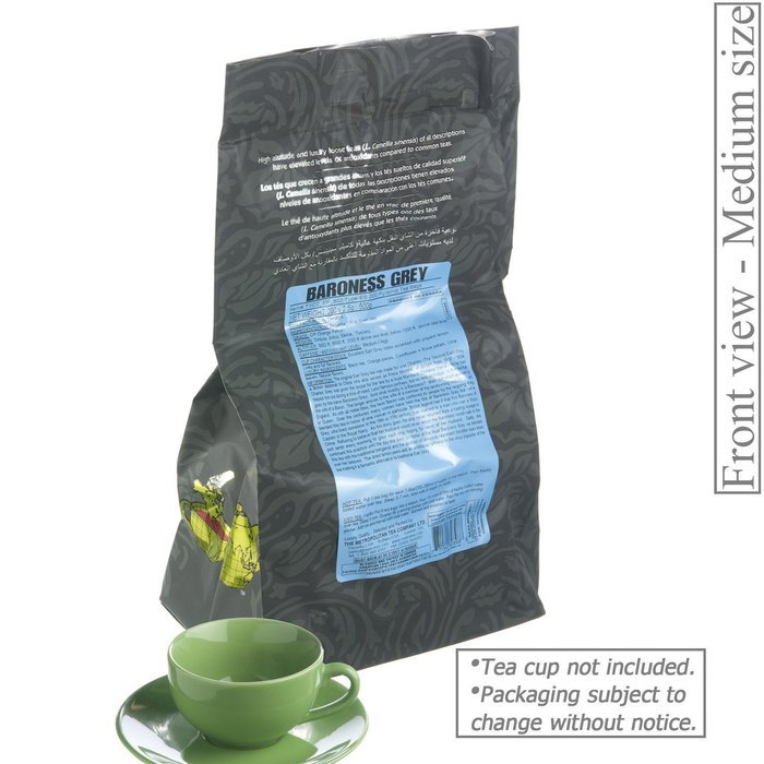 Metropolitan Tea 200 Count Pyramid Shaped Teabags, Baroness Grey N3
