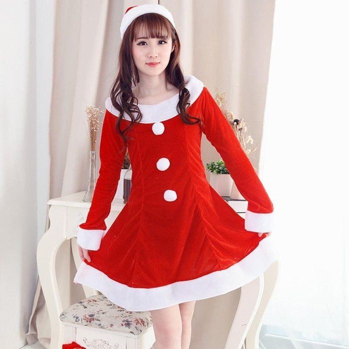 Christmas Costume Fancy Dress ,BeautyVan Women Sexy Santa Christmas Costume Fancy Dress Xmas Office Party Outfit N97
