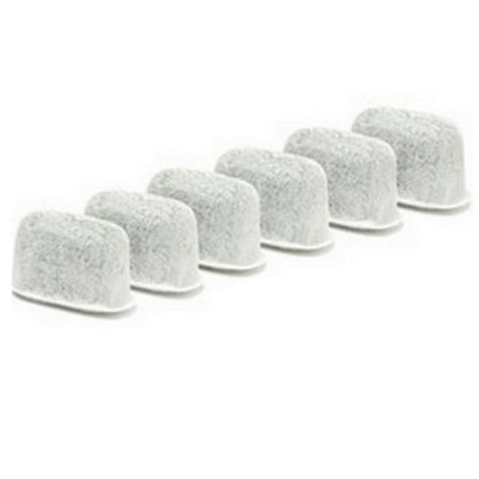 LSQtronics 6 pcs Generic Replacement Activated Carbon Filter package of white Charcoal water Filter for Cuisinart...