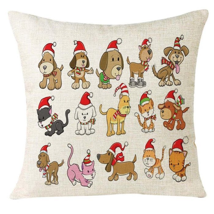 Christmas Pillow Case,Beautyvan Xmas Christmas Animal Sofa Home Decoration Festival Pillow Case Cushion Cover... N9