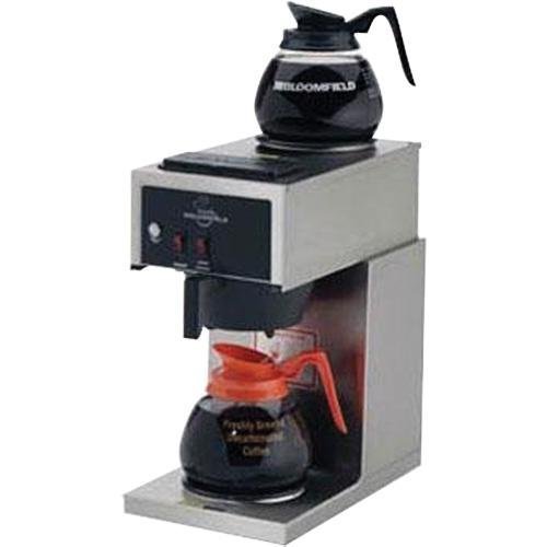 Bloomfield 8543-D2 Koffee King Coffee Brewer, Low Profile, Pour-Over Option, Single, 1 Lower, 1 Upper, Stainless...