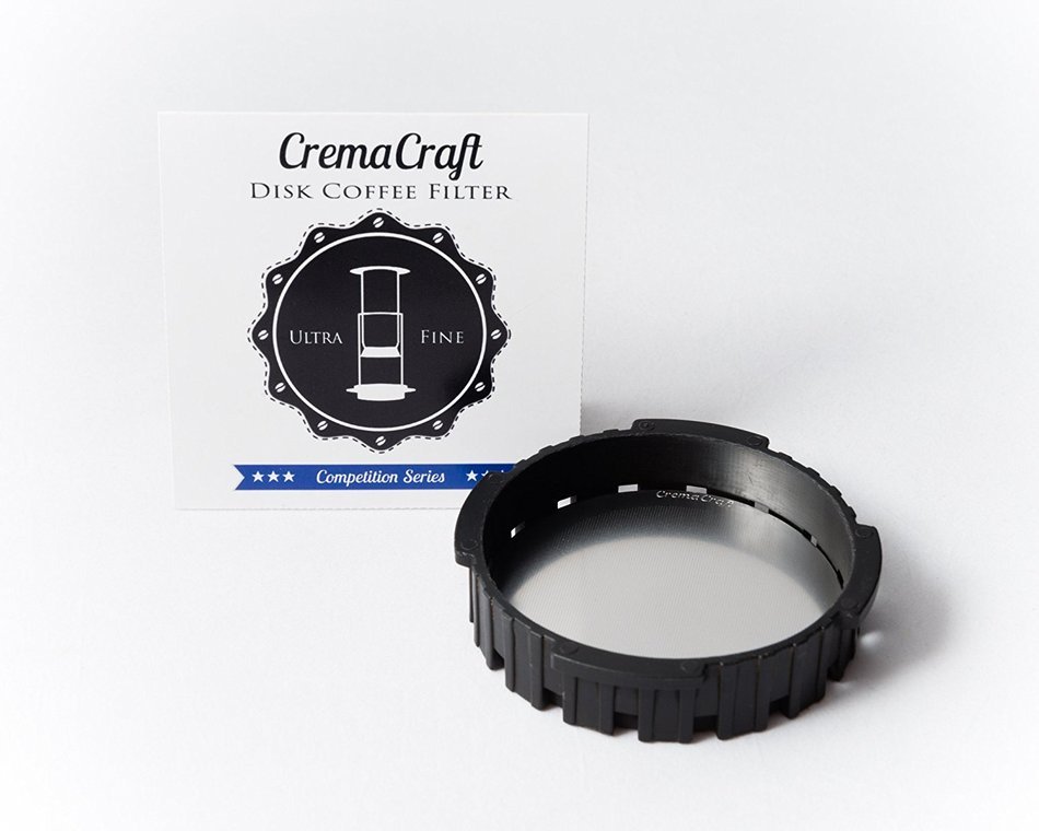 CremaCraft Ultra-Fine Coffee Filter for Aeropress - Competition Series - Reusable Stainless Steel