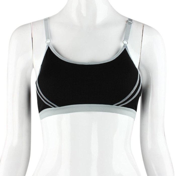 PHOTNO Women Lady Sports Yoga Athletic Solid Wrap Chest Strap Vest Tops Bra N39