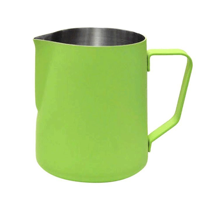 350ML Thick Stainless Steel Coffee Frothing Milk Latte Expresso Art Jug Pitcher - Green , As Described N31