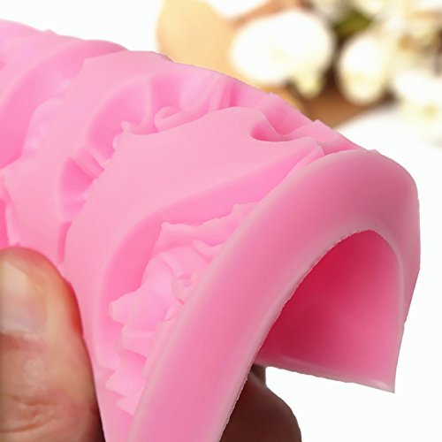 Bluelover 3D Retro Palace Lace Silicone Mold Wilton Fondant Cake Cupcake Chocolate Mold N6