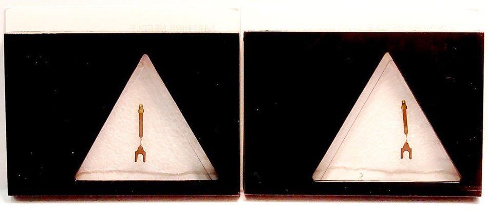 TWO KIDDIE NEEDLES for ASTATIC N8 for GE SHOW N TELL CHILDRENS RECORD 700 S7 D7