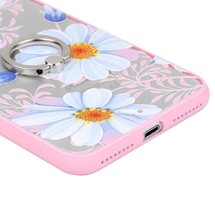 Badalink iPhone 7 Plus Case (5.5") 360 Degree Rotating Ring Holder Kickstand Shockproof Soft TPU Bumper Frame... N77