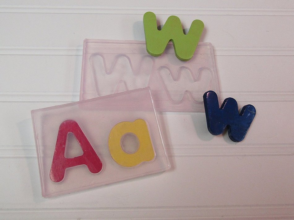 Capital and Small Alphabet Letters Silicone Mold Fondant Decorating Soap Polymer Clay Cake Mold N3