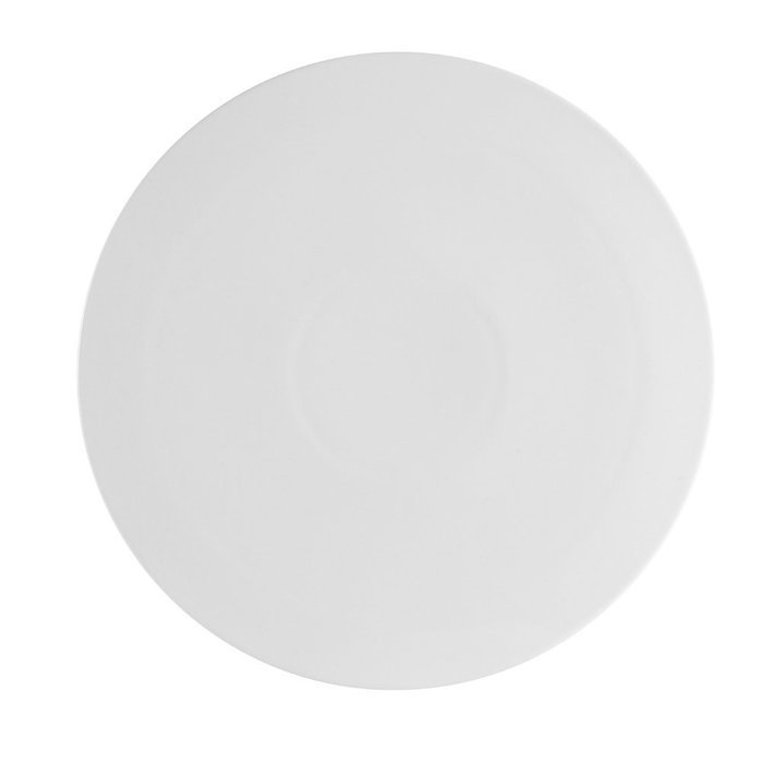 CAC China PP-3 Porcelain Round Flat Pizza Plate, 10-1/2-Inch, Super White, Box of 12 N3