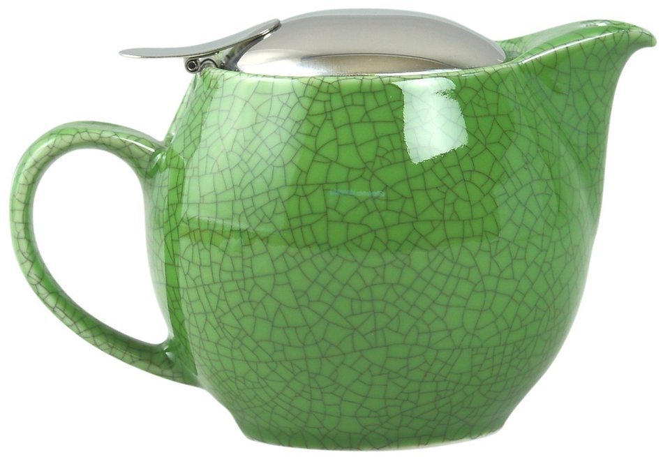 ZEROJAPAN 15oz Round Teapot with SLS Lid and Infuser (Turquoise) N4