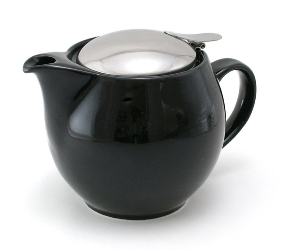 ZEROJAPAN 15oz Round Teapot with SLS Lid and Infuser (Turquoise) N5